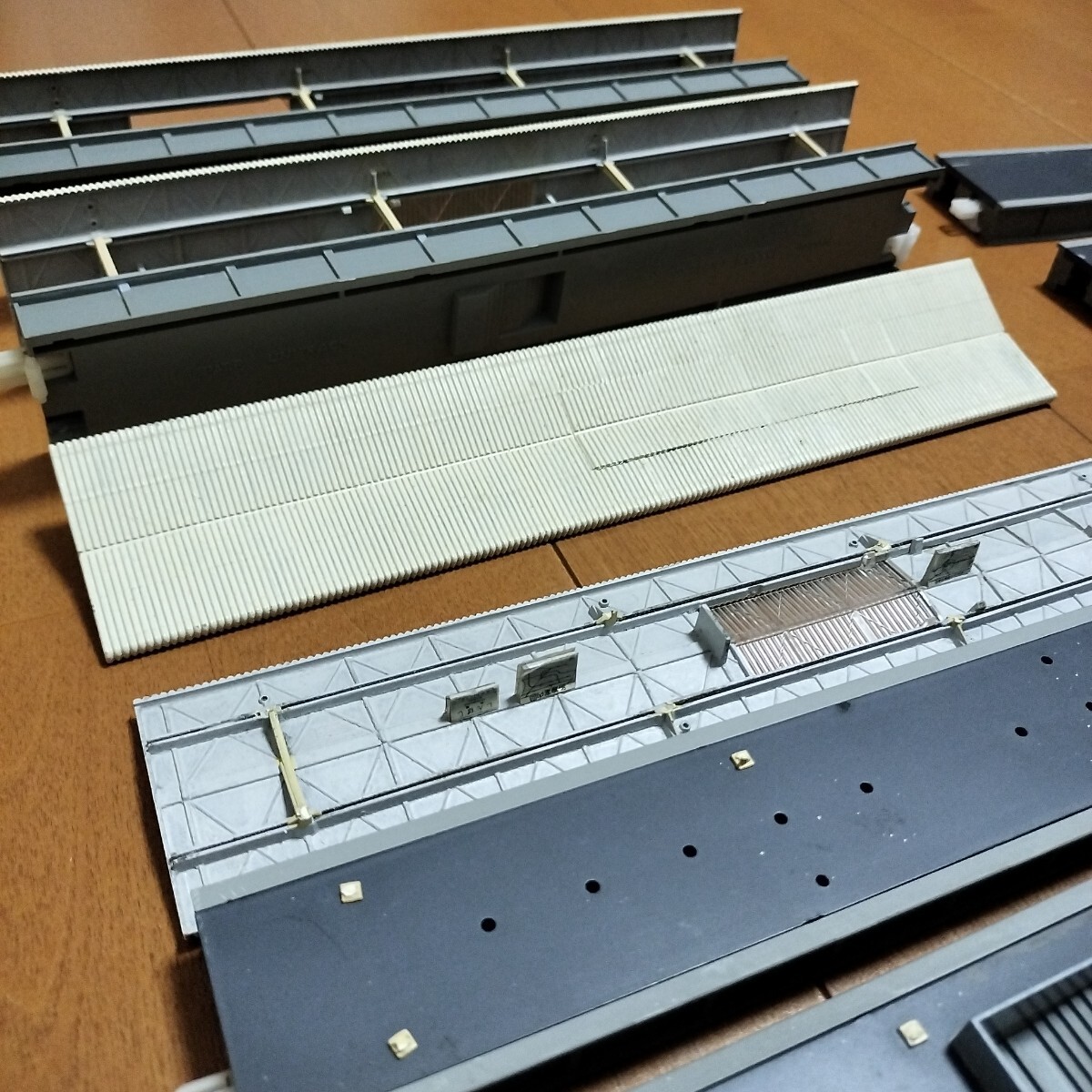 【ジャンク品】（K59）KATO　カトー　駅ホーム　まとめセット　　　　鉄道　鉄道模型　Nゲージ　駅　ホーム　ユニトラック