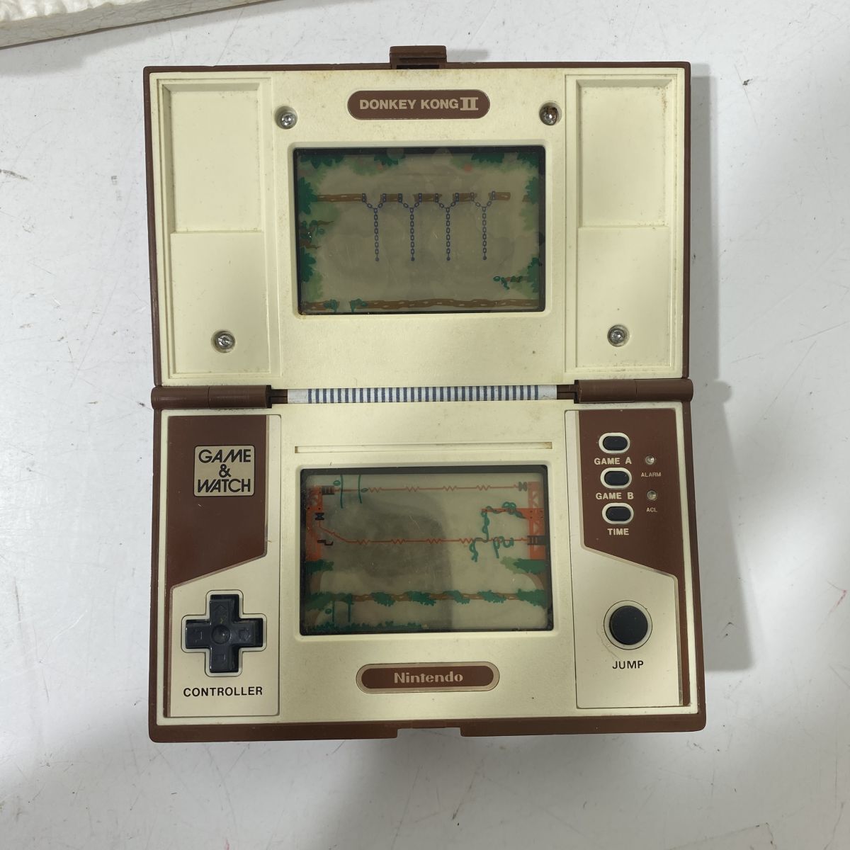 ドンキーコングII GAME&WATCH JR-55 説明書箱付 動作品 ドンキーコングII GAME&WATCH JR-55 説明書箱付き 動作品 Amazon