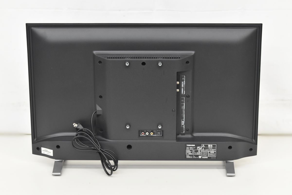 (1163YA 0623T1)1円～ TOSHIBA 東芝 REGZA レグザ 液晶テレビ 32型 32V34 2023年制 miniB-CASカード リモコン付 【通電動作確認済】