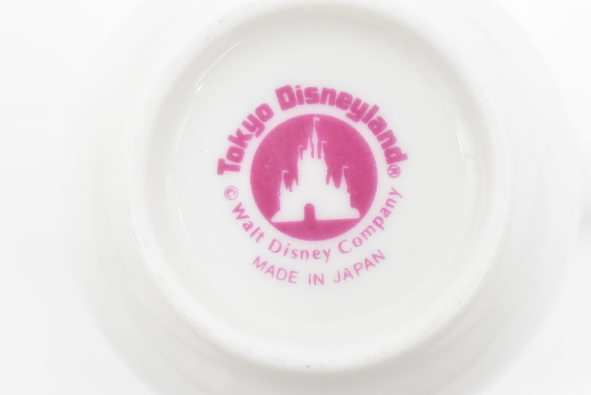 (1192S 0625T3)1 иен ~ Tokyo Disneyland Tokyo Disney Land Mickey & minnie plate кофейная чашка лента узор TDR подлинная вещь 