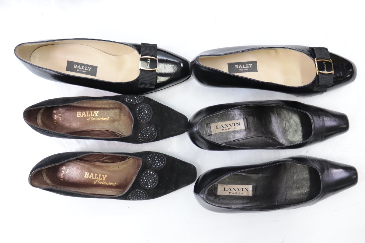 【22點】ディオール/ジミーチュウ/YSL/グッチ/フェラガモ/バリー 等 レザー ヒール 等 靴 サイズ 2 1/2 4 等 レディース まとめ 8928-NY