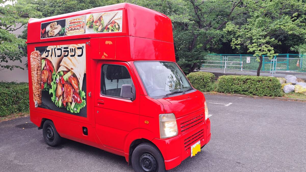 キッチンカー移動(dòng)販売車☆車検たっぷり☆すぐに大活躍☆FRPの制作工程☆はねあげ☆売り切りスタート