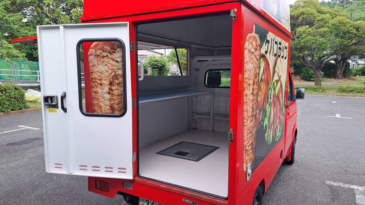 キッチンカー移動(dòng)販売車☆車検たっぷり☆すぐに大活躍☆FRPの制作工程☆はねあげ☆売り切りスタート
