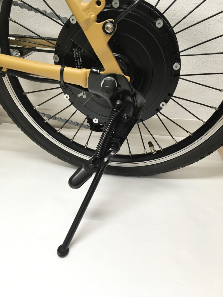 自転車 片足スタンド サイドスタンド キックスタンド 一本スタンド 正爪用 20型 20インチ スチール 新車からの取り外し品