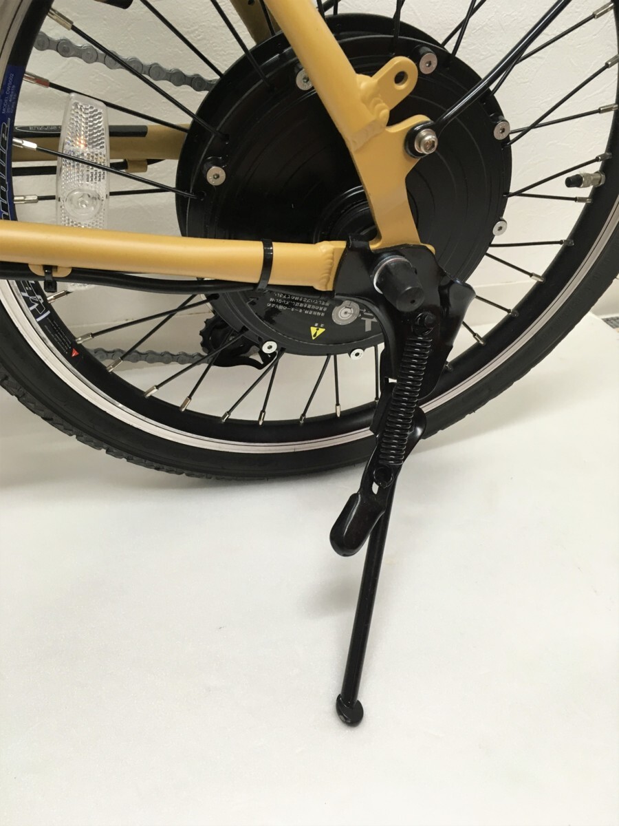 自転車 片足スタンド サイドスタンド キックスタンド 一本スタンド 正爪用 20型 20インチ スチール 新車からの取り外し品