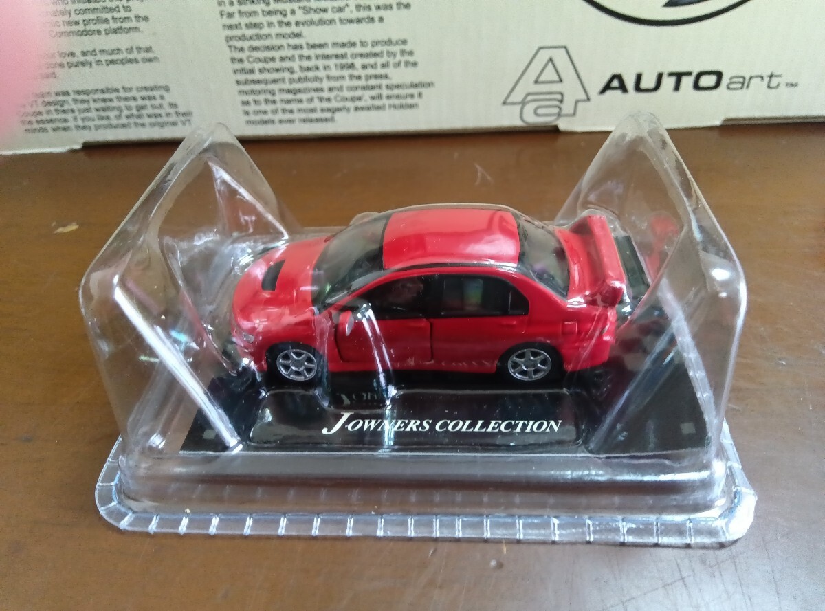 ★1/60 コナミ ランサーエボリューション Ⅷ ランエボ レッド Jオーナーズ KONAMI LANCER EVOLUTION 8 國産車名鑑 JOWNERS COLLECTION 1/64