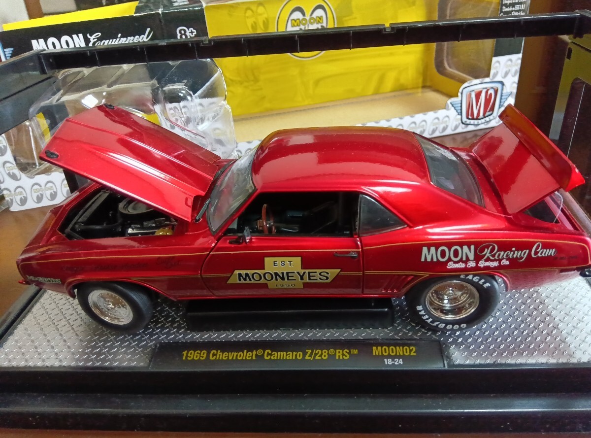 ★★1/24 M2 シボレー カマロ Z28 RS ムーンアイズ 1969 MOONEYES CHEVOLET CAMARO ★★_画像2