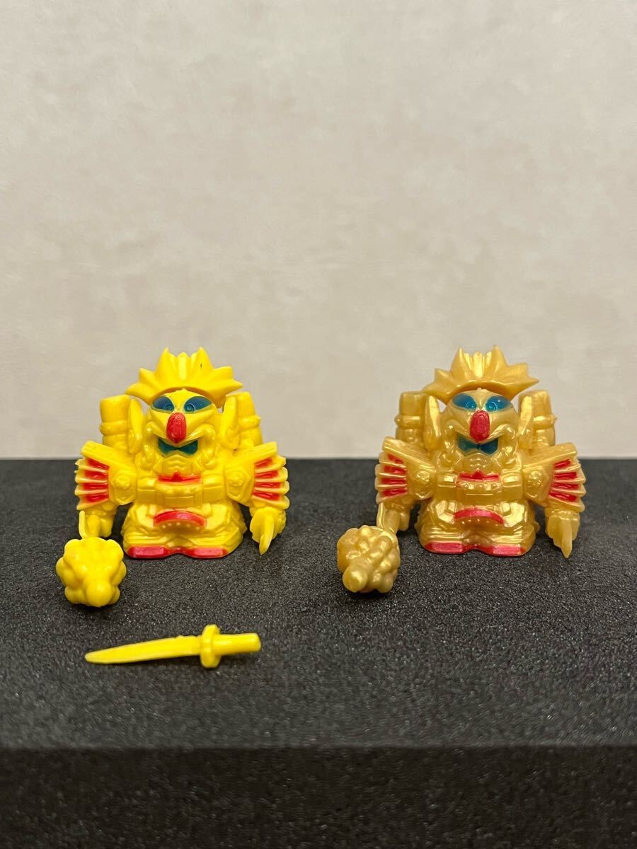 ⭕️パーツのみ SDガンダム ガン消し 橙色・黄色 バラ売り3点〜OK ガン消し 千生将軍 金色彩色 黄色彩色 当時物 SDガンダム 頑駄無