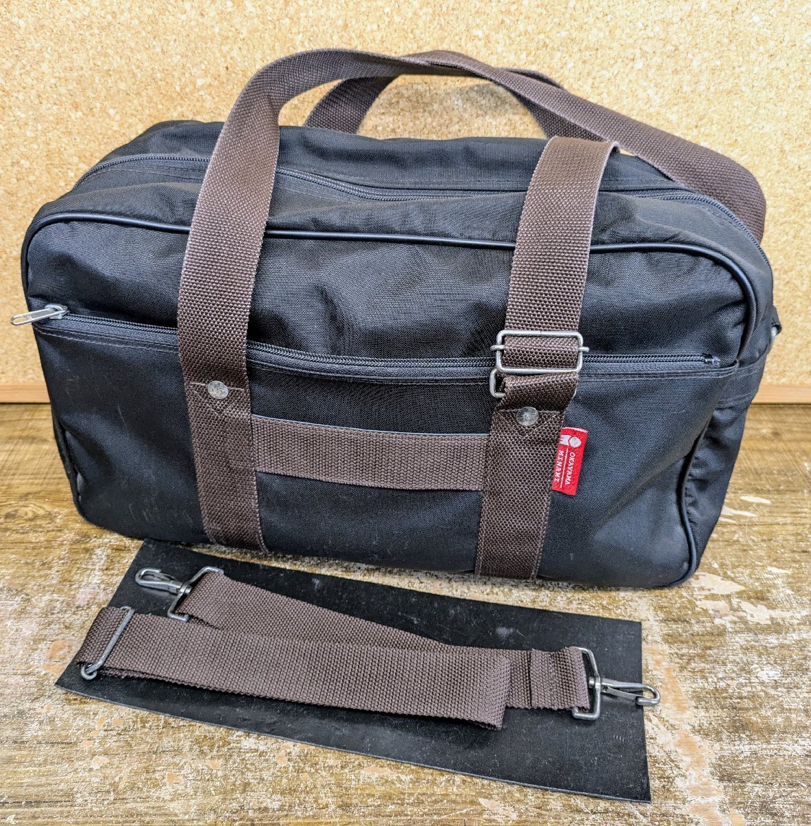 岡山県立岡山南高等學(xué)校 スクールバッグ 通學(xué)カバン ナイロンバッグ/中古品