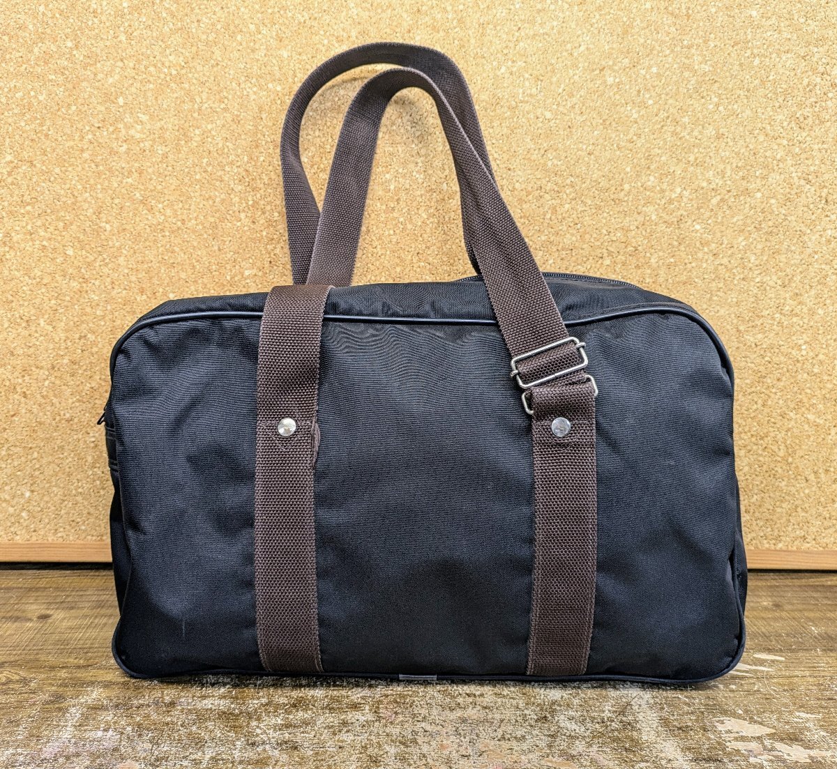 岡山県立岡山南高等學校 スクールバッグ 通學カバン ナイロンバッグ/中古品