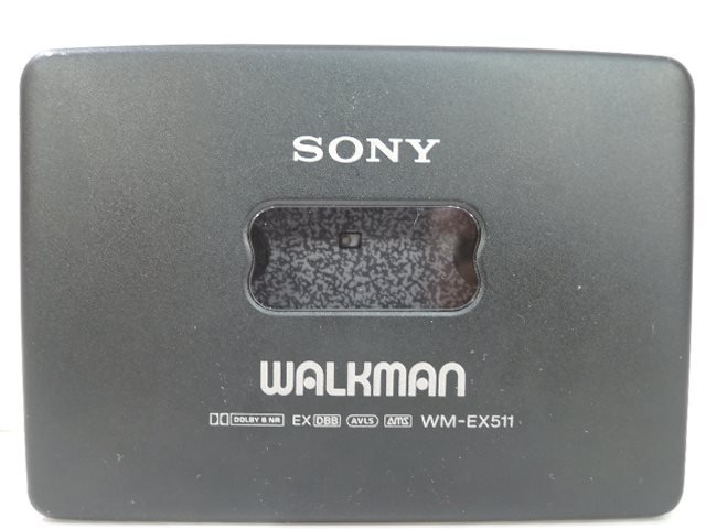 SONY ソニー Walkman カセットウォークマン WM-EX511 ブラック バッテリー無し 本體+バッテリーチャージャーセット 動作未確認(rèn)/ジャンク品