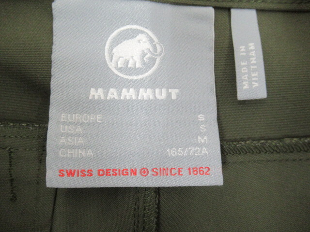 MAMMUT トランスポーター カーゴ 3/4 2 イン 1 パンツ レディース 登山 アウトドアウェア 037819007_画像3