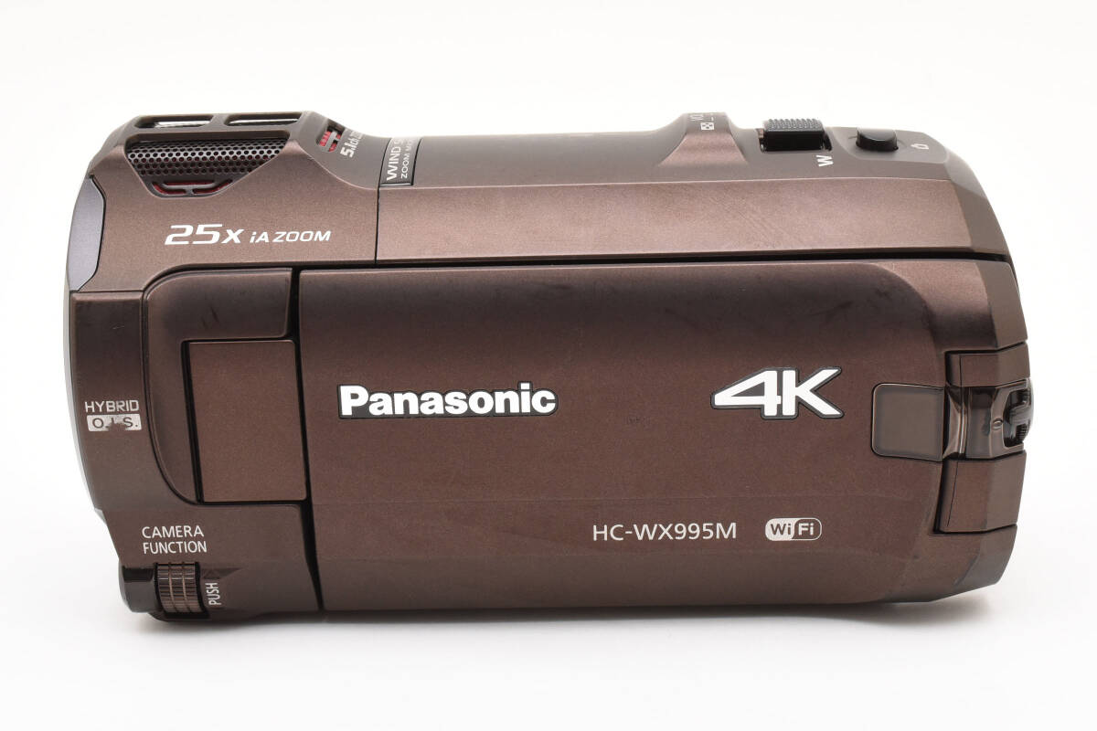★動作確認(rèn)済み 現(xiàn)狀品★ Panasonic パナソニック HC-WX995M ブラウン 4K デジタルビデオカメラ