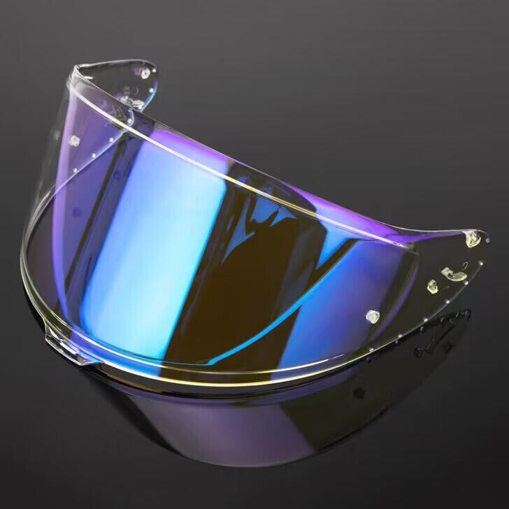 送料無料 SHOEI X15 Z8 CWR-F ショウエイ ヘルメット 交換用 レンズ 夜間認(rèn)識(shí)　透明ベース/ブルー　シールド　