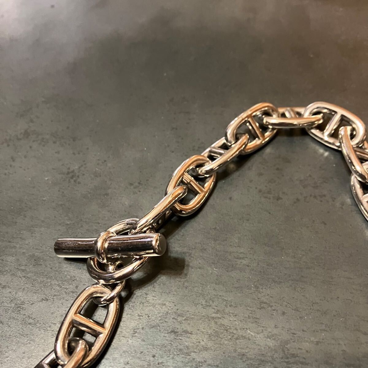 SILVER925 ANCHOR CHAIN MANTEL BIG NECKLACE /シルバー/ネックレス