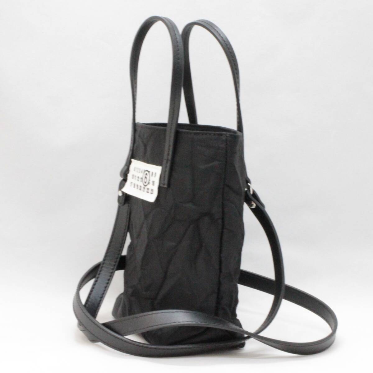 ◆◇【超美品】MM6 Maison Margiela MM6 メゾンマルジェラ ミニ ショッピング 2Way ショルダーバッグ◇◆
