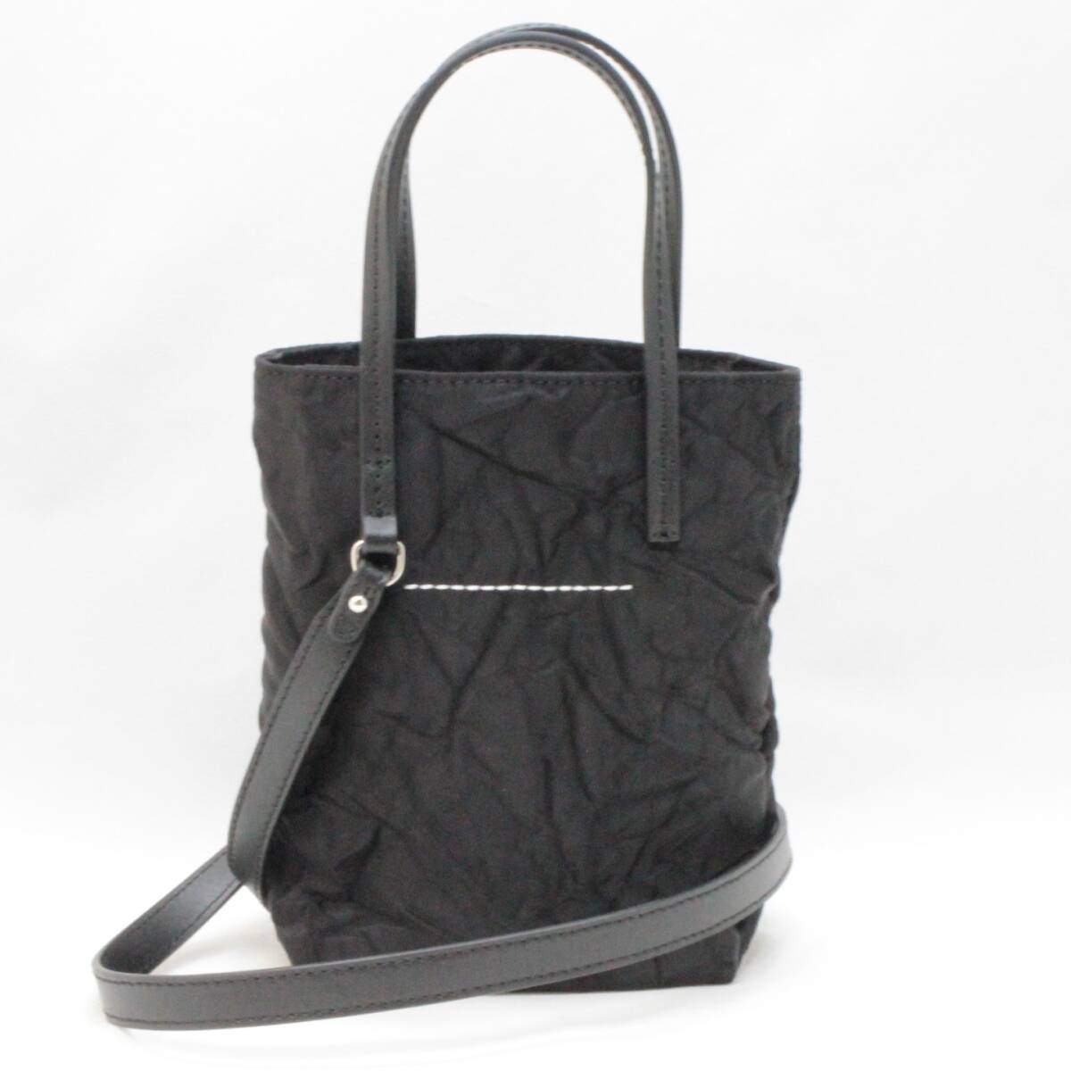 ◆◇【超美品】MM6 Maison Margiela MM6 メゾンマルジェラ ミニ ショッピング 2Way ショルダーバッグ◇◆