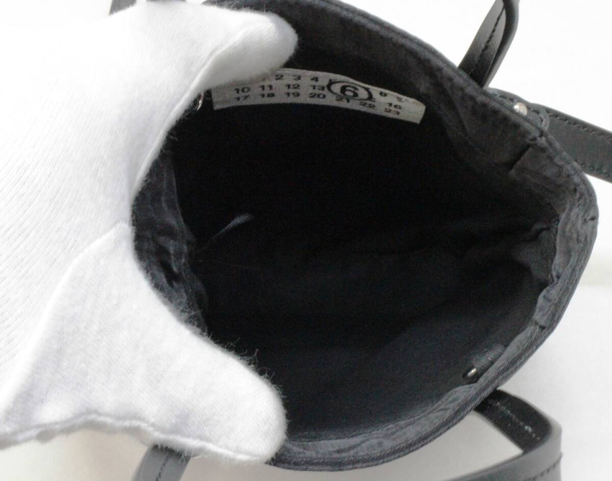 ◆◇【超美品】MM6 Maison Margiela MM6 メゾンマルジェラ ミニ ショッピング 2Way ショルダーバッグ◇◆