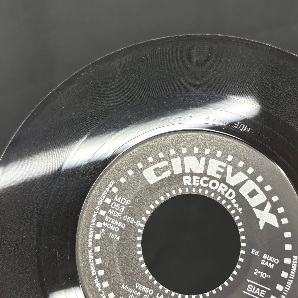 【伊盤(pán) ７" EP】Ennio Morricone エンニオモリコーネ / Mussolini Ultimo Atto Cinevox MDF 053 0624 映畫(huà) Last Days of Mussolini
