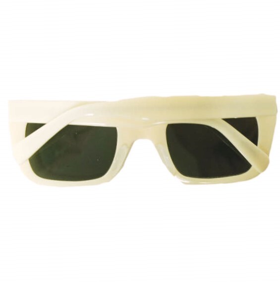 新品 UNDERCOVER アンダーカバー 23AW 日本制 スクエアフレーム サングラス UC1C4E01 IVORY/DARK GREEN 定価60,500円 眼鏡 メガネ g22075