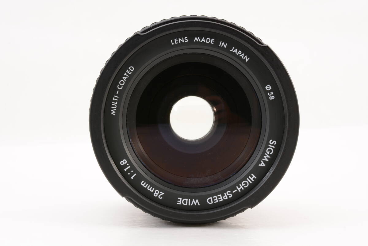 動(dòng)作品 シグマ SIGMA HIGH-SPEED WIDE 28mm f1.8 MULTI-COATED ニコン用 Nikon AF 一眼カメラレンズ 管MM5828