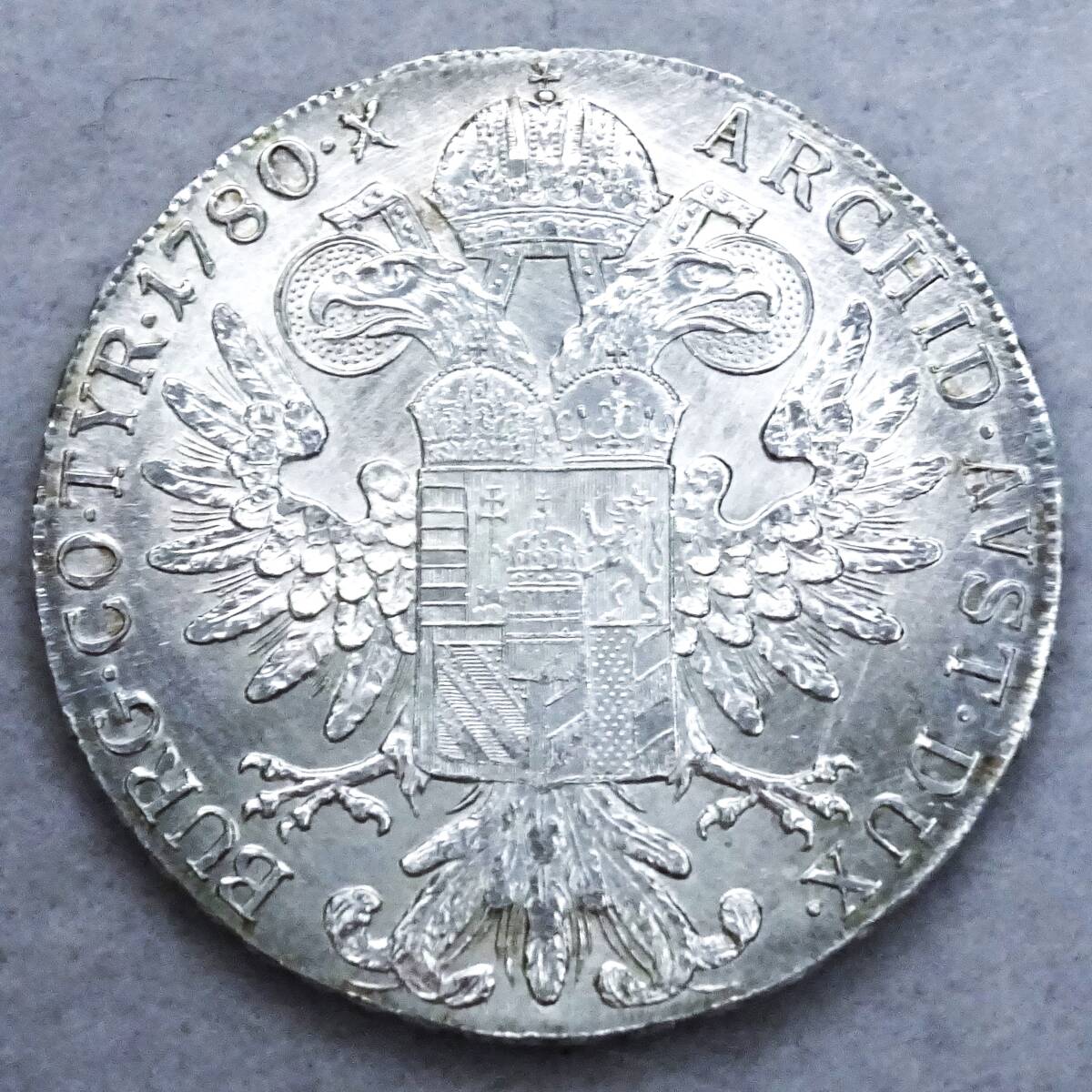 オーストリア 1ターラー 1780年 銀貨 au06 オーストリア 1ターラー 1780年 銀貨 au06 オーストリア 1780