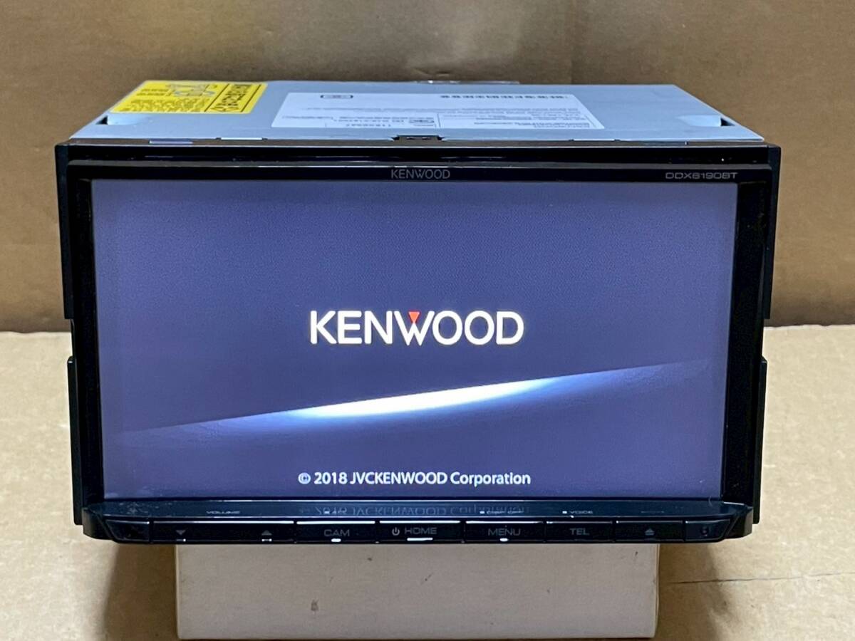KENWOOD レシーバー DDX6190BT 7インチ 2DIN DV CD USB AUX Bluetooth USB 動作ok