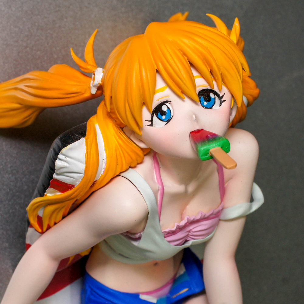 完成品　惣流?アスカ ?ラングレー　部屋著（座椅子） ガレージキット完成品 