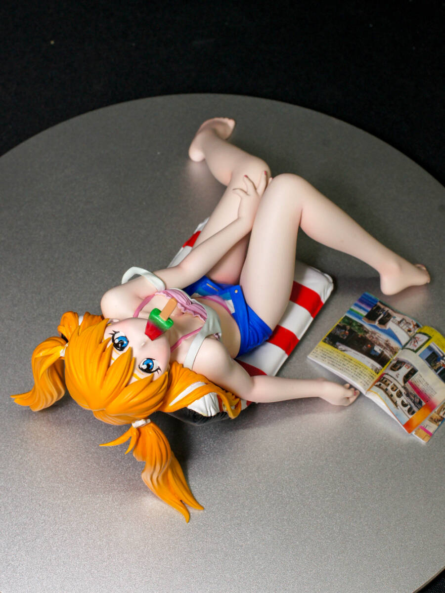 完成品　惣流?アスカ ?ラングレー　部屋著（座椅子） ガレージキット完成品 