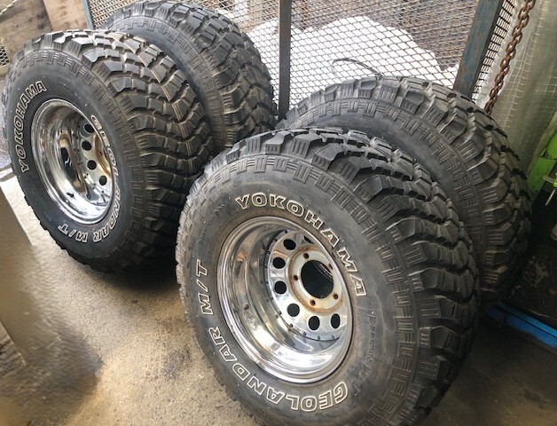 ☆　タイヤ?ホイル　SET　33×12.5×R15　　10J×15インチ（－40前后）　　139.7×5穴　☆
