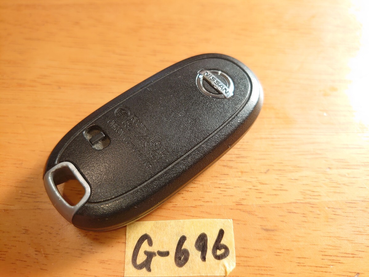 G-696 NISSAN 日産純正 ルークス パレット 両側スライド 4ボタン 007YUUL0212 スマートキー キーレスキー リモコン 追跡あり_画像2