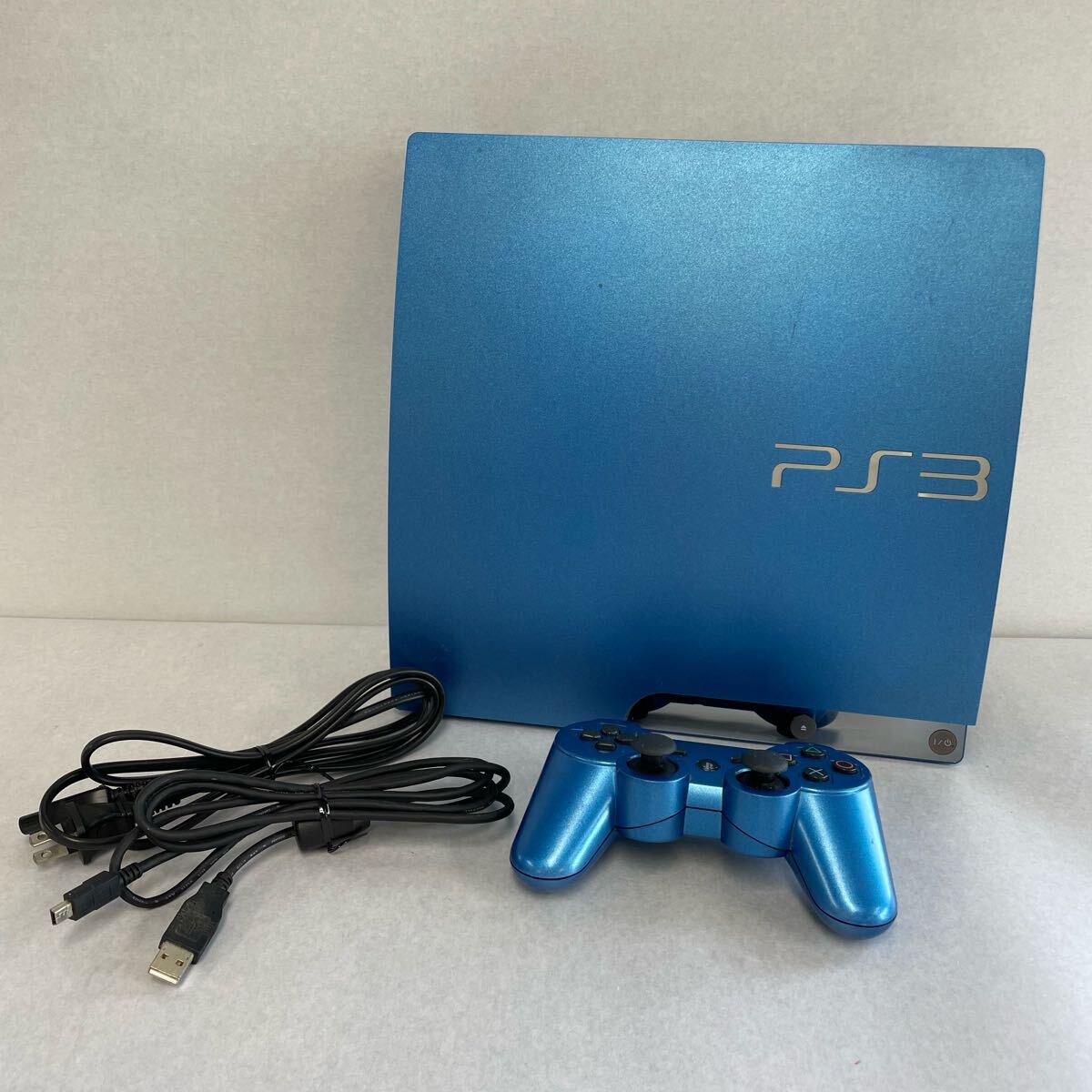 *SONY PlayStation3 CECH-3000B Sony PS3 PlayStation 3 PlayStation PlayStation 3 электризация проверка settled голубой принадлежности изображен на фотографии игра машина корпус 