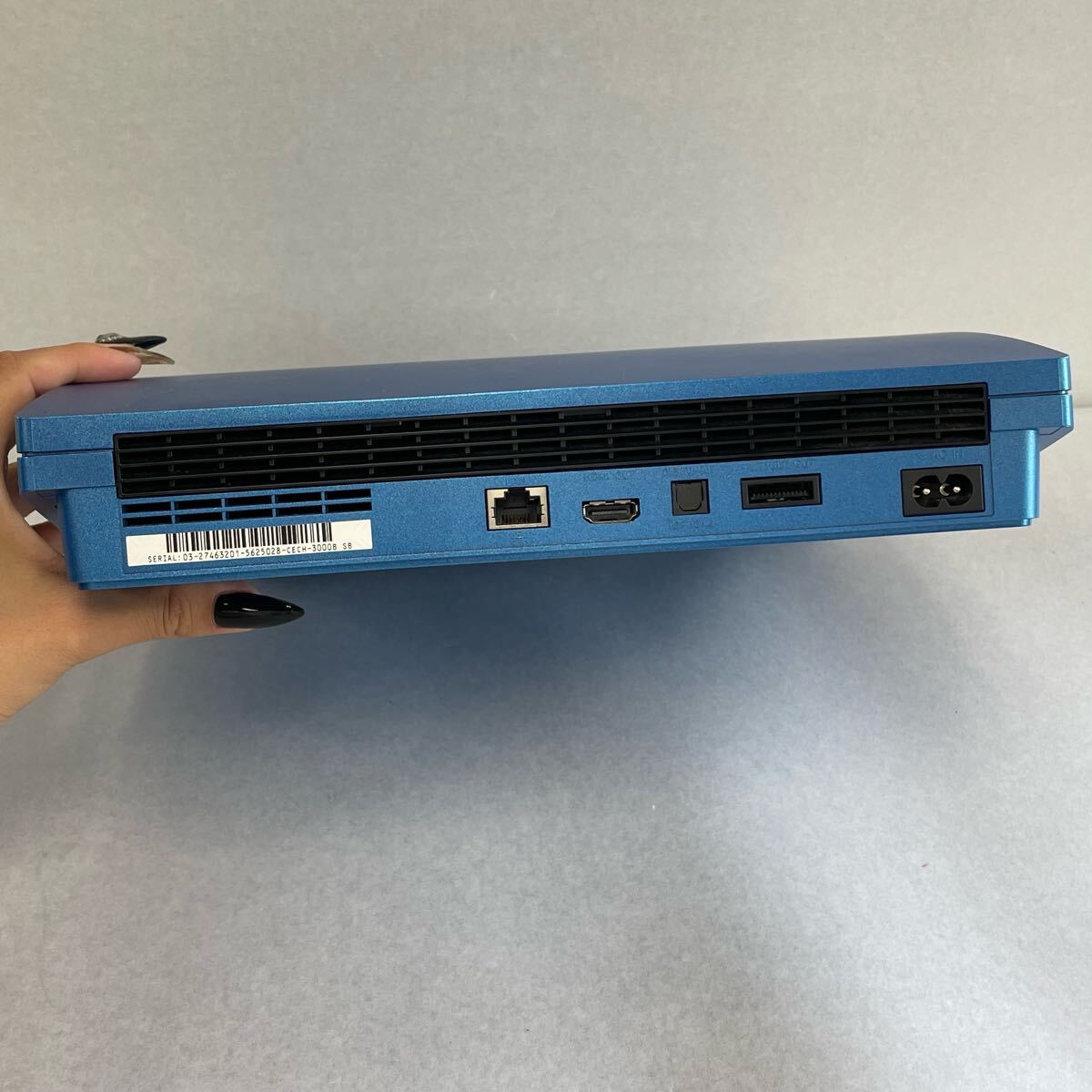 *SONY PlayStation3 CECH-3000B Sony PS3 PlayStation 3 PlayStation PlayStation 3 электризация проверка settled голубой принадлежности изображен на фотографии игра машина корпус 