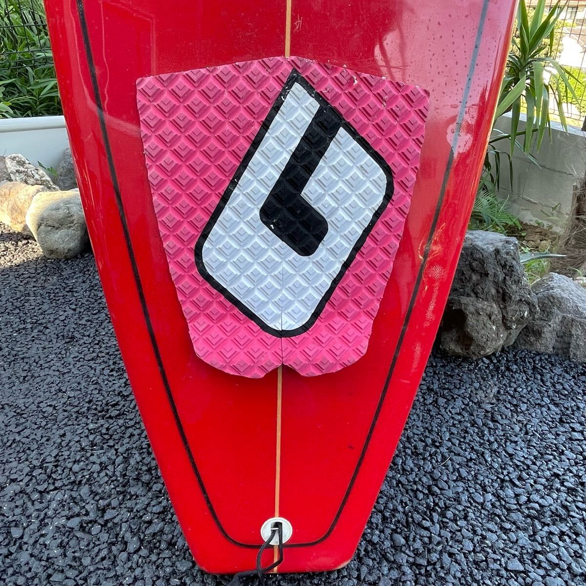 ◆ サーフボード フィンボード 全長:約228cm サーフィン FCS G5 / GPR レッド 赤 直接引き取り限定 サマースポーツ 海 MADE IN THE USA 
