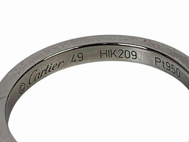 Cartier / Cartier кольцо ba Rely nau Эдди ng кольцо pt950 9 номер 