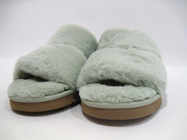 KOOLABURRA BY UGG/クーラブラ バイ アグ ファーサンダル 1114741 レディース サイズ : 40 ライトグリーン_画像3