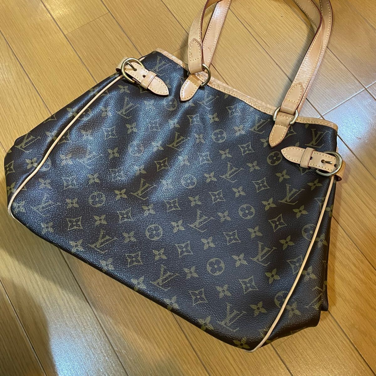LOUIS VUITTON ルイヴィトン モノグラム バティニョール トートバッグ ブラウン M51154