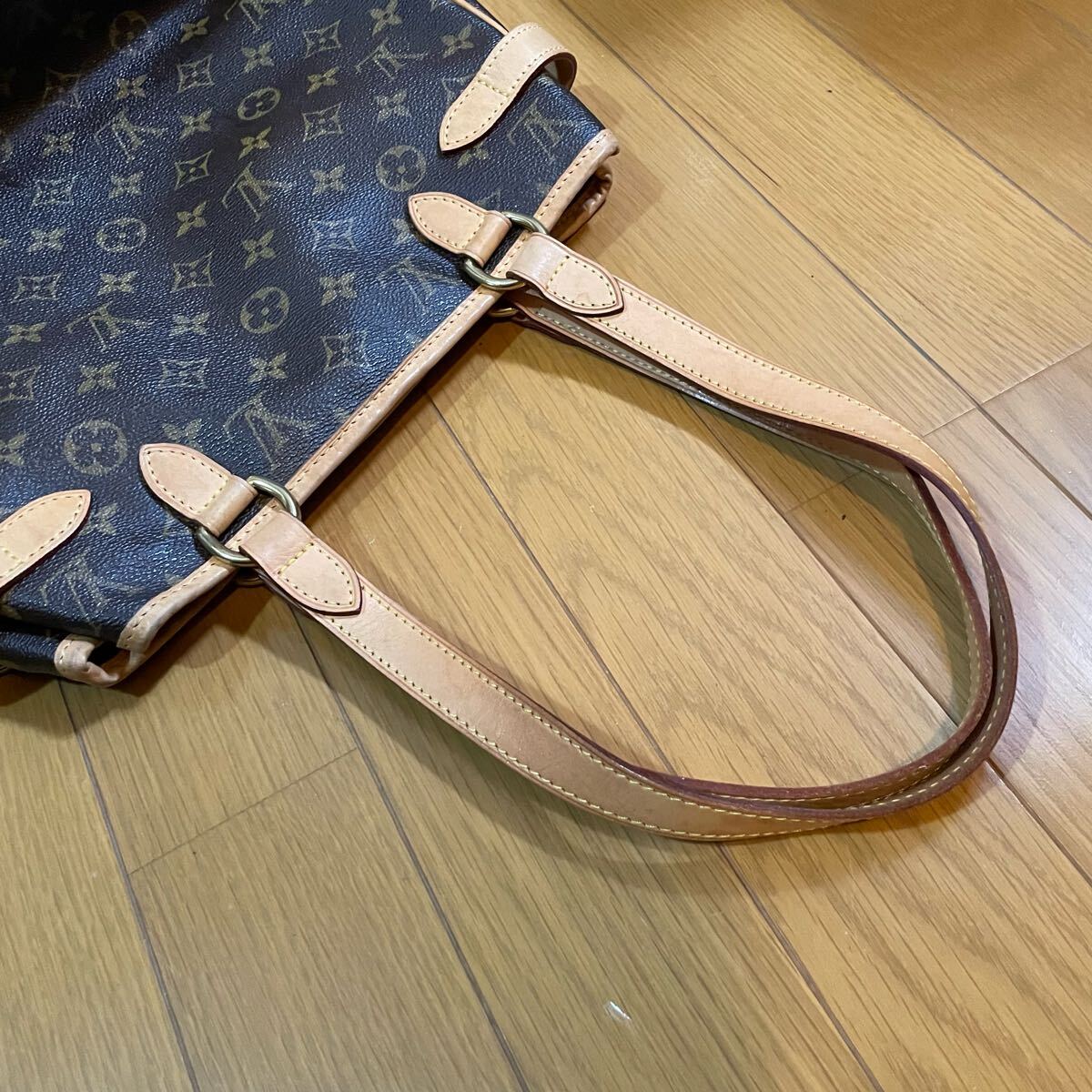 LOUIS VUITTON ルイヴィトン モノグラム バティニョール トートバッグ ブラウン M51154