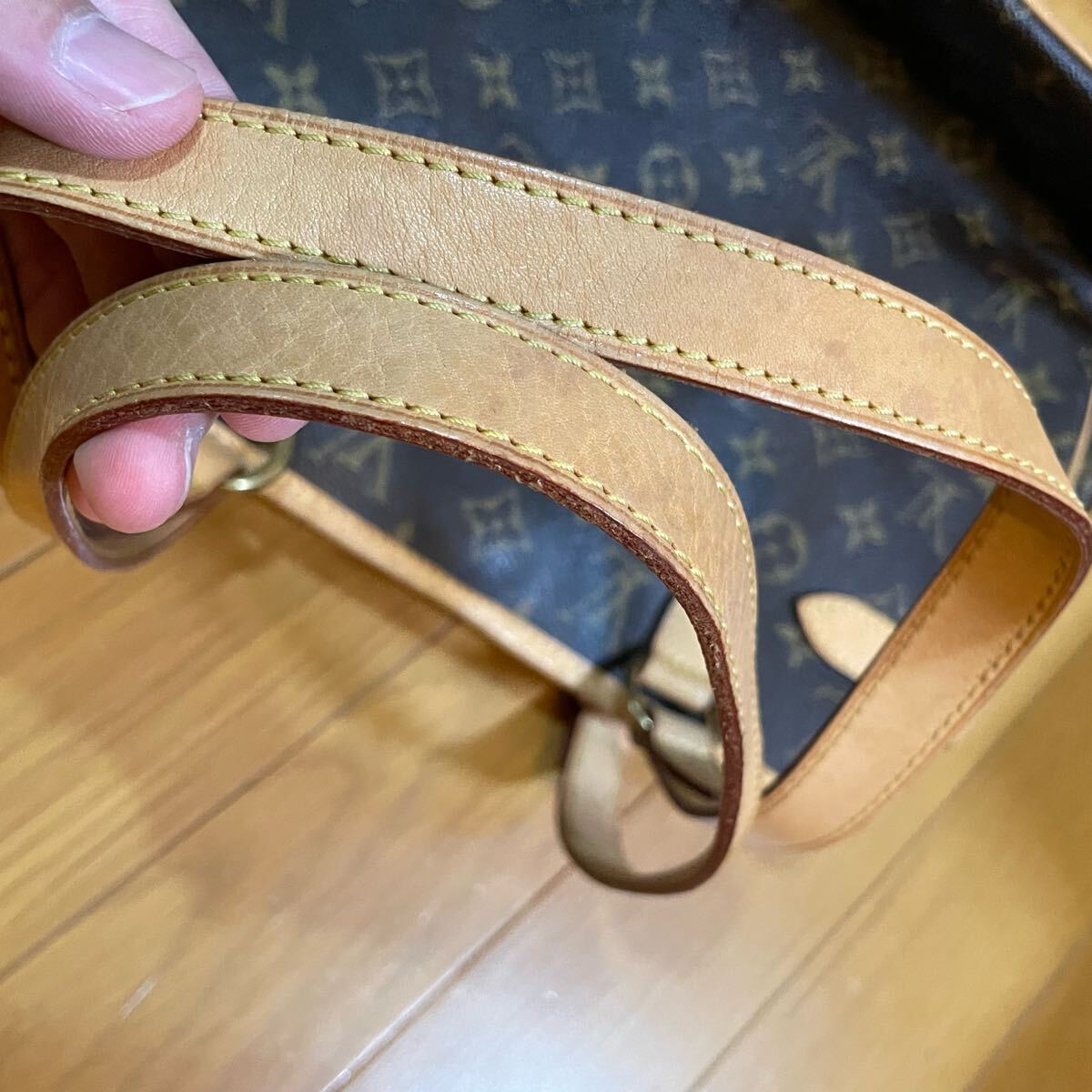 LOUIS VUITTON ルイヴィトン モノグラム バティニョール トートバッグ ブラウン M51154