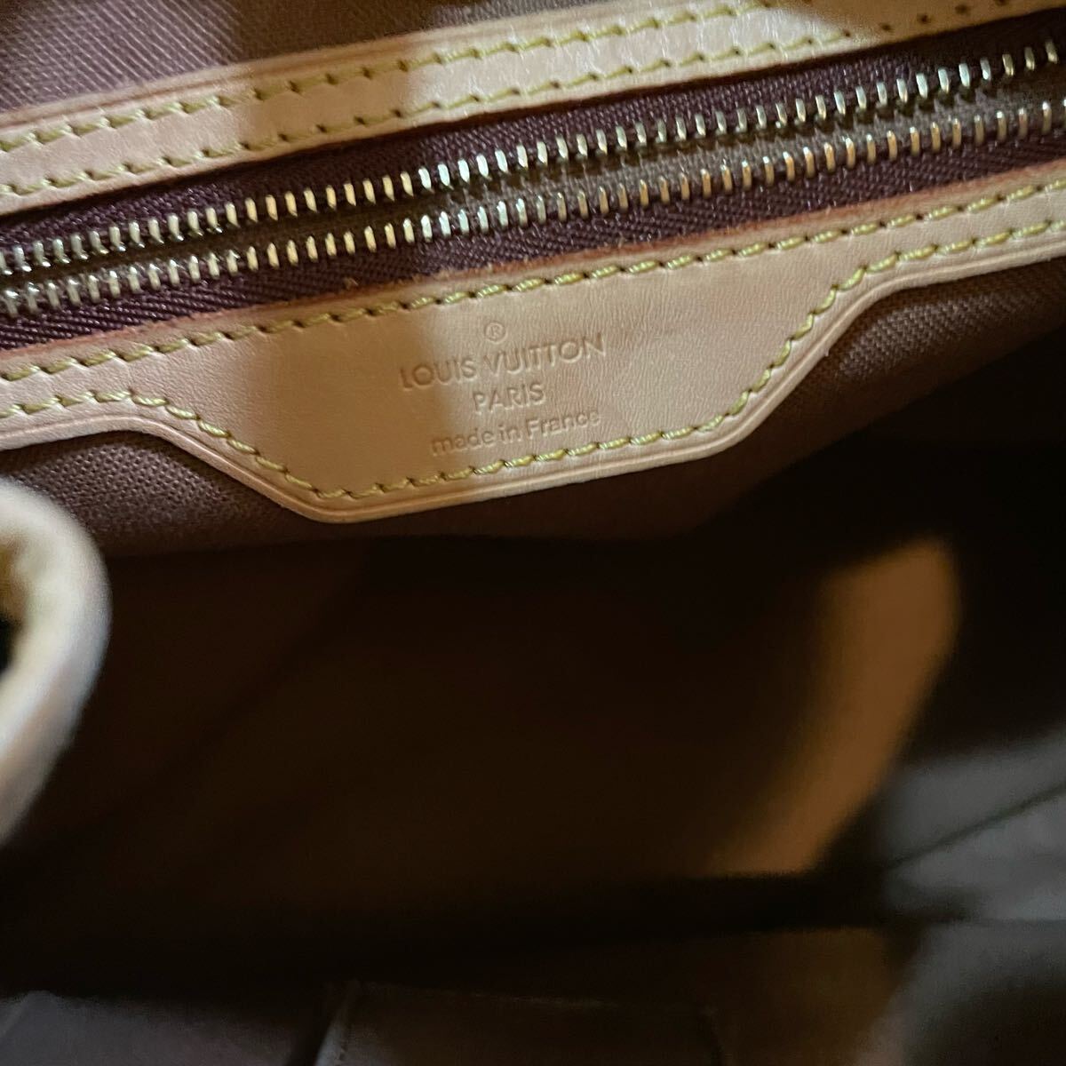 LOUIS VUITTON ルイヴィトン モノグラム バティニョール トートバッグ ブラウン M51154