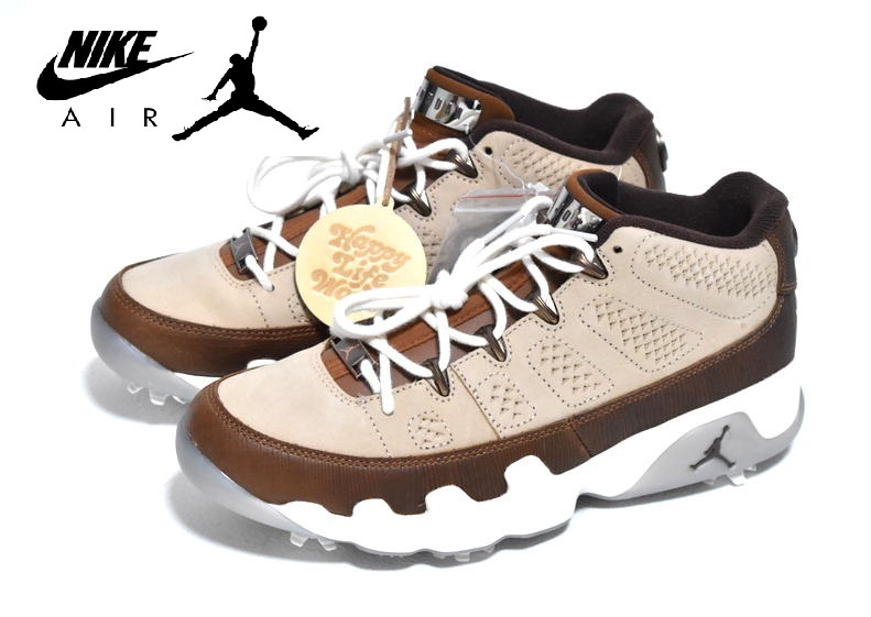 [ бесплатная доставка ] новый товар NIKE × HAPPY WOOD LIFE AIR JORDAN 9 G NRG 25cm FN6929-200 воздушный Jordan Golf замена тип шиповки 