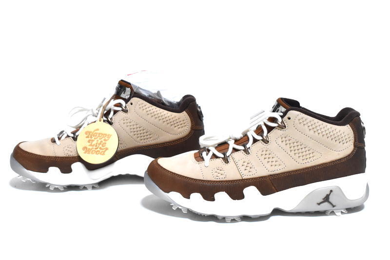[ бесплатная доставка ] новый товар NIKE × HAPPY WOOD LIFE AIR JORDAN 9 G NRG 25cm FN6929-200 воздушный Jordan Golf замена тип шиповки 