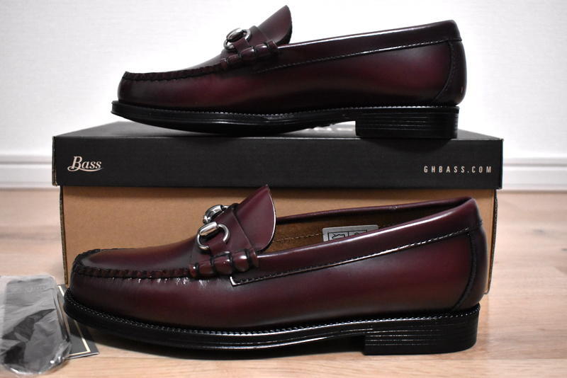 【送料無(wú)料】新品 G.H.BASS ビットローファー US7 25cm BA11775 ブラウン BIT LOAFER Weejuns④