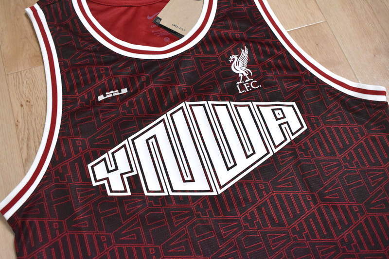 リバプールFC LBJ 22/23 半袖 ユニフォーム　レブロンジェームス L NIKE リバプール レブロン ジェームズ スタジアム シャツ