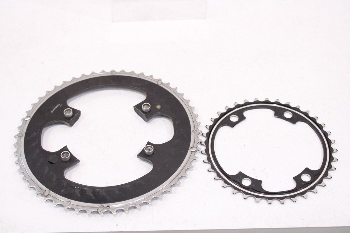☆SHIMANO シマノ FC-9000 DURA-ACE 52/36T BCD 110mm 4ARM チェーンリング