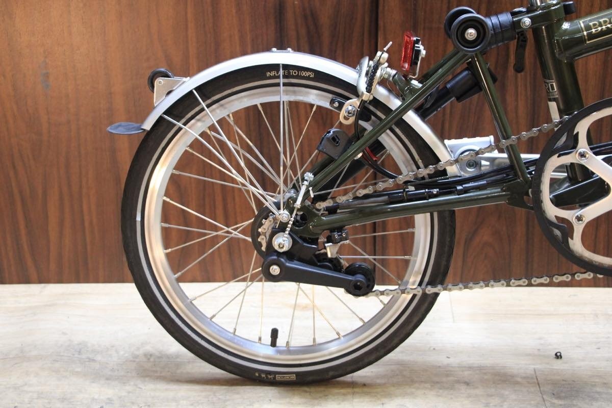 Barbour оригинальный сумка есть!!#BROMPTON brompton M6L Barbour Edition 16 дюймовый складной мини велосипед салон 3 X2S 2017 год очень красивый товар 