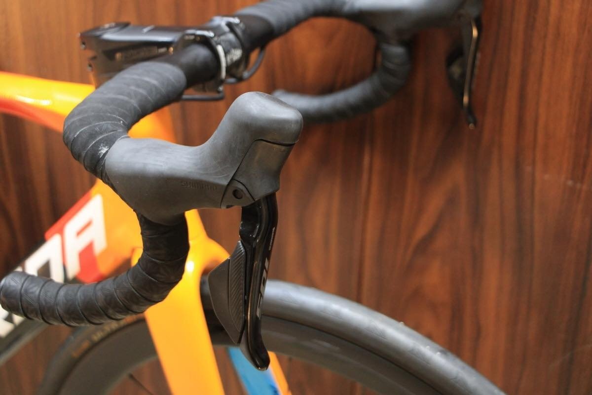  балка полоса цвет!!#MERIDAmelidaREACTO 4000 полностью карбоновый SHIMANO 105 R7170 Di2 2X12S размер 52 2021 год модели очень красивый товар 
