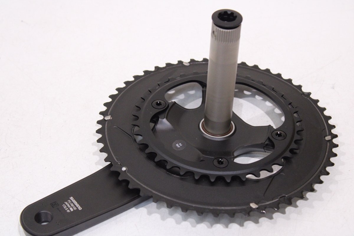 ★SHIMANO シマノ FC-R8100 ULTEGRA 172.5mm 52/36T 2x12s 4iiii 左足計(jì)測(cè)パワーメータークランクセット BCD:110mm 未使用品