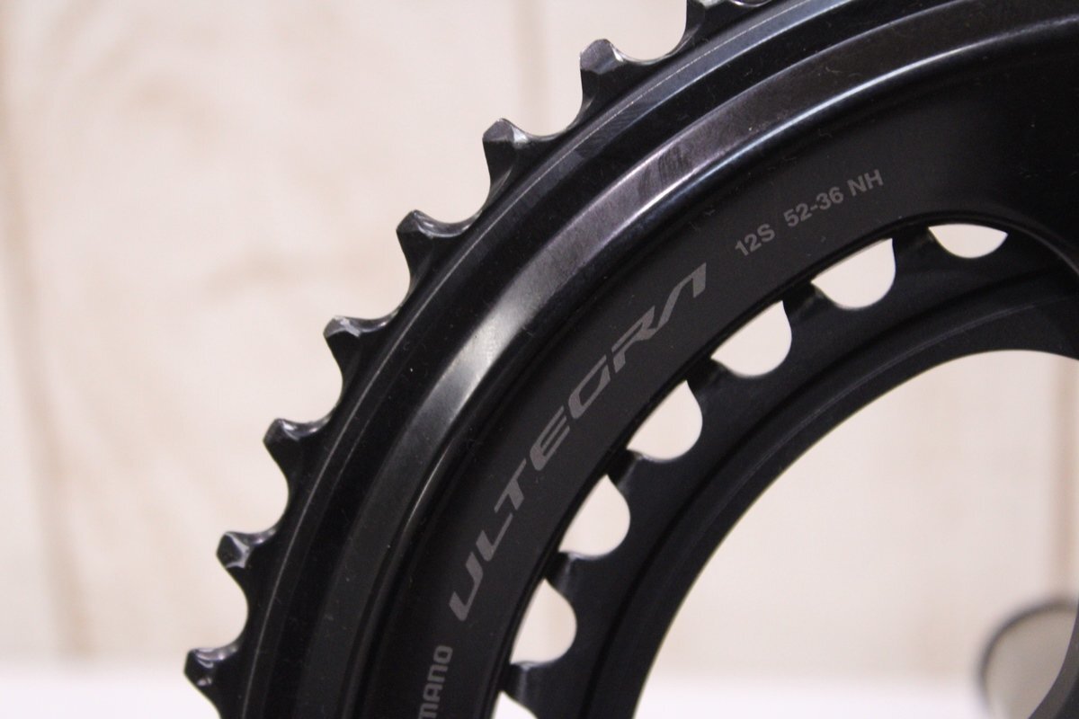 ★SHIMANO シマノ FC-R8100 ULTEGRA 170mm 52/36T 2x12s クランクセット BCD:110mm 超美品
