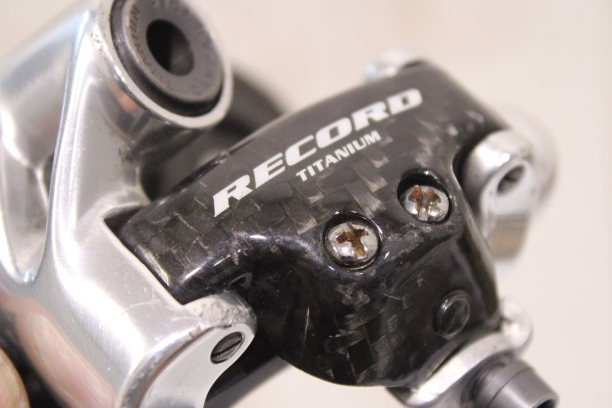新品未使用Campagnolo RECORD 10sリアディレーラーチタニウム ☆Campagnolo カンパニョーロ RECORD TITANIUM チタニウム 10s